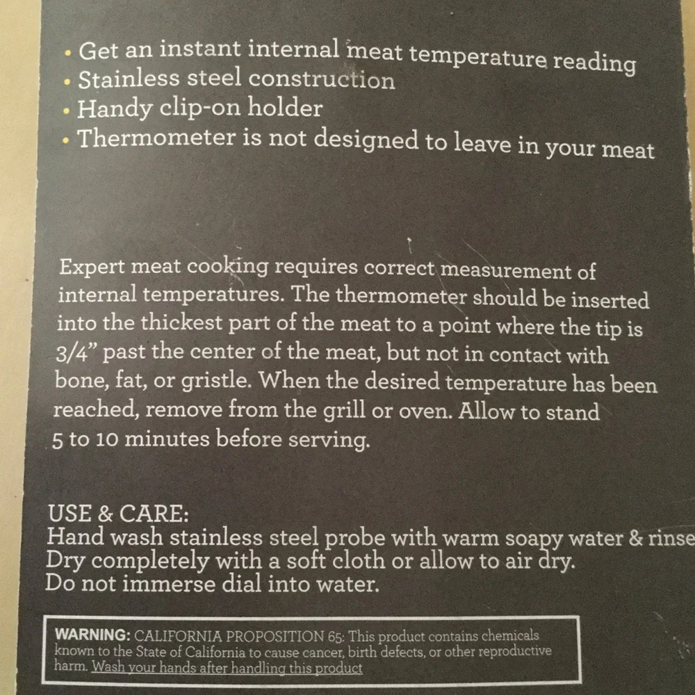 Instant Read Meat Thermometer